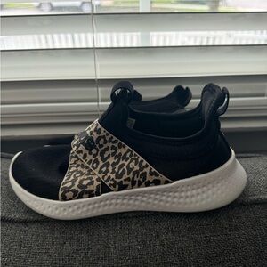 Cloud + adidas slip on sneakers